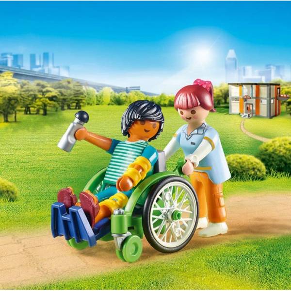 Playmobil 70193 City Life Wheelchair Patient